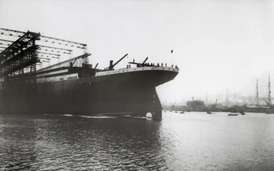 Launch of RMS Titanic, 31 May 1911